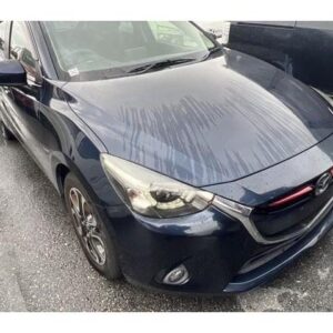 2015 Mazda Demio blue diesel used car Japan export