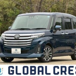 2022 Toyota Roomy blue gasoline used car Japan export