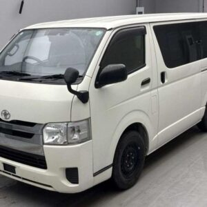 2020 Toyota Hiace Van white diesel used car Japan export