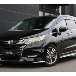 2018 Honda Odyssey black gasoline used car Japan export