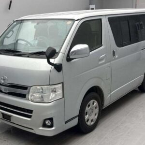 2012 Toyota Regius Ace Van silver diesel used car Japan export