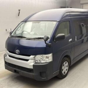2020 Toyota Hiace Commuter blue gasoline used car Japan export