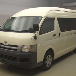 2008 Toyota Hiace Commuter yellow gasoline used car Japan export