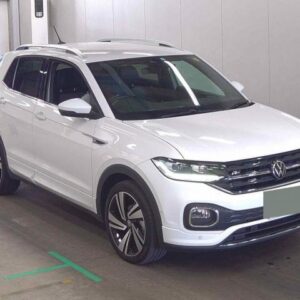2023 Volkswagen T-Cross white gasoline used car Japan export
