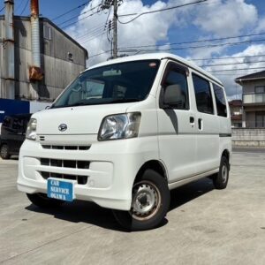 2014 Daihatsu Hijet Cargo white gasoline used car Japan export