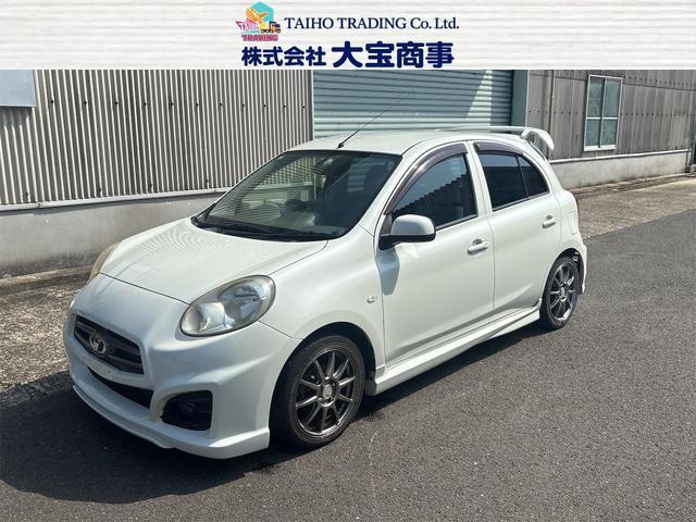 Ref:AUX-23201892 NISSAN MARCH 2011 1 2011 Nissan March white gasoline used car Japan export