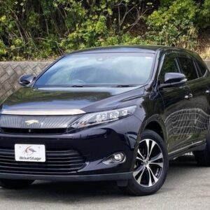 2015 Toyota Harrier black gasoline used car Japan export