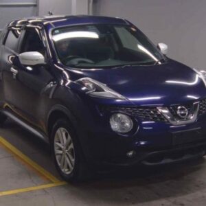 2017 Nissan Juke blue gasoline used car Japan export
