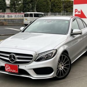2015 Mercedes Benz C-Class silver gasoline used car Japan export