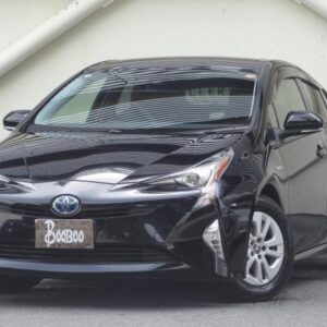 2016 Toyota Prius black hybrid used car Japan export