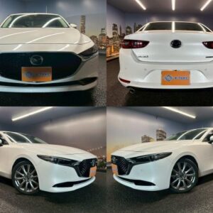 2019 Mazda Mazda3 Sedan white diesel used car Japan export