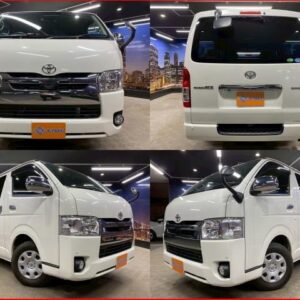 2018 Toyota Regius Ace Van white gasoline used car Japan export