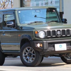 2020 Suzuki Jimny green gasoline used car Japan export