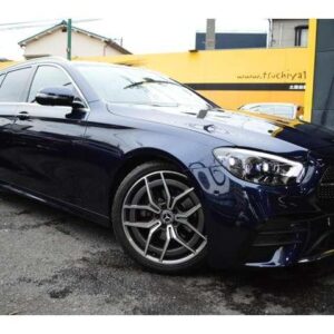 2021 Mercedes Benz E-Class Stationwagon blue diesel used car Japan export