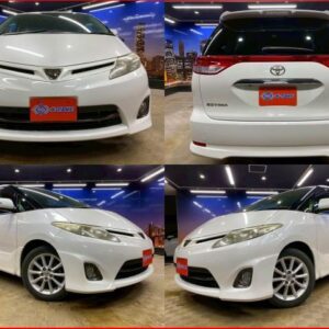 2012 Toyota Estima pearl gasoline used car Japan export