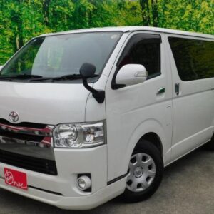 2016 Toyota Hiace Van pearl diesel used car Japan export