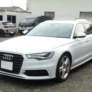 2015 Audi A6 Avant white gasoline used car Japan export