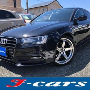 2014 Audi A5 Sportback black gasoline used car Japan export