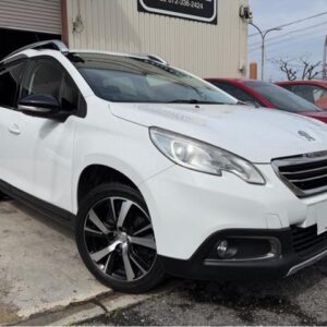 2016 Peugeot 2008 white gasoline used car Japan export