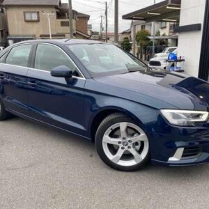 2020 Audi A3 Sedan blue gasoline used car Japan export