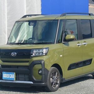 2023 Daihatsu Tanto green gasoline used car Japan export