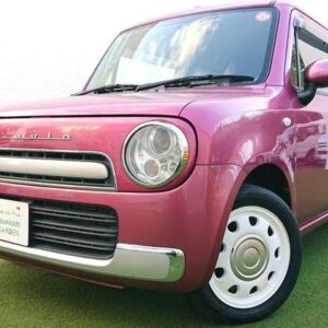 2015 Suzuki Alto Lapin Chocolat pink gasoline used car Japan export