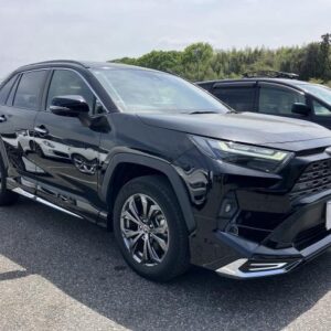 2022 Toyota Rav4 black gasoline used car Japan export