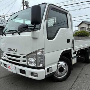 2018 Isuzu Elf Truck white diesel used car Japan export