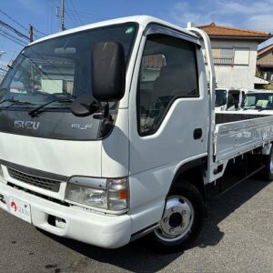 2003 Isuzu Elf Truck white diesel used car Japan export