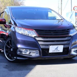 2014 Honda Odyssey black gasoline used car Japan export