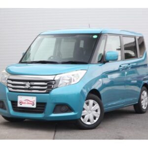 2017 Suzuki Solio green gasoline used car Japan export