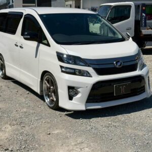 2014 Toyota Vellfire white gasoline used car Japan export