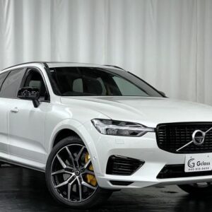 2020 Volvo Xc60 white hybrid used car Japan export