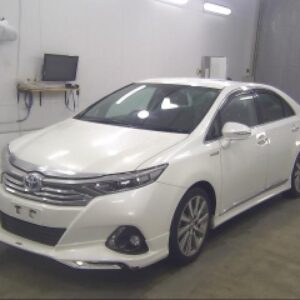 2014 Toyota Sai pearl gasoline used car Japan export