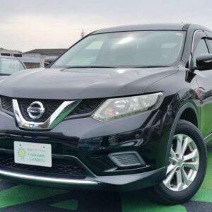 2014 Nissan X-Trail black gasoline used car Japan export