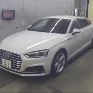 2018 Audi A5 Sportback white gasoline used car Japan export