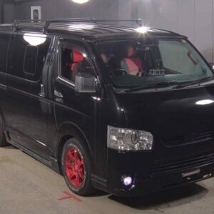 2020 Toyota Hiace Van black gasoline used car Japan export