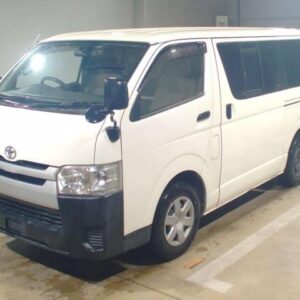2016 Toyota Hiace Van white diesel used car Japan export