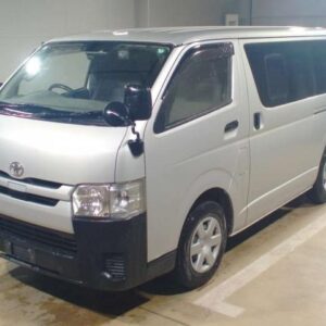 2020 Toyota Hiace Van silver diesel used car Japan export