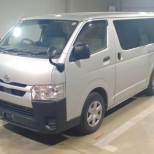 2023 Toyota Hiace Van silver diesel used car Japan export