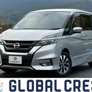 2019 Nissan Serena silver gasoline used car Japan export