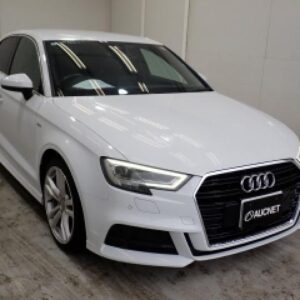 2017 Audi A3 Sedan white gasoline used car Japan export