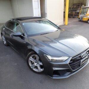 2018 Audi A7 Sportback gunmetal hybrid used car Japan export