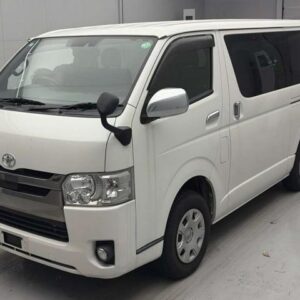 2019 Toyota Hiace Van pearl diesel used car Japan export