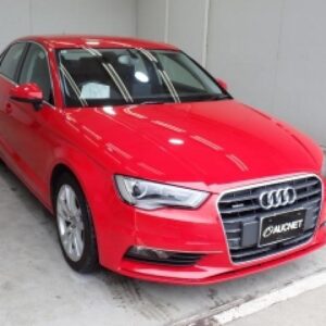 2014 Audi A3 Sedan red gasoline used car Japan export