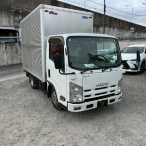 2015 Isuzu Elf Truck white diesel used car Japan export