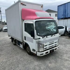 2014 Isuzu Elf Truck white diesel used car Japan export