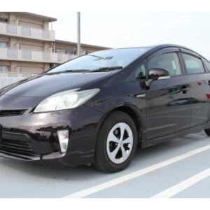 2013 Toyota Prius black gasoline used car Japan export