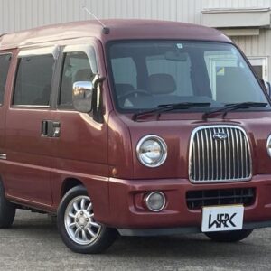 2000 Subaru Dias Wagon red gasoline used car Japan export