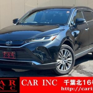 2021 Toyota Harrier Hybrid black hybrid used car Japan export